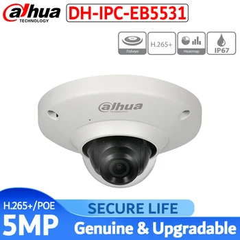 

IPC-EB5531 5MP WDR Panorama 180 Degree built-in MIC with SD card slot POE Network Fisheye IP Camera replace IPC-EB5500