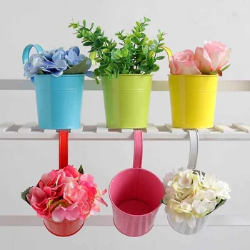 10pc Metal Flower Hanging Flower Pot Hook Wall Removable Candy Color Iron Bucket Tin Garden Balcony Hanging Succulent Basket
10pc Metal Flower Hanging Flower Pot Hook Wall Removable Candy Color Iron Bucket Tin Garden Balcony Hanging Succulent Basket