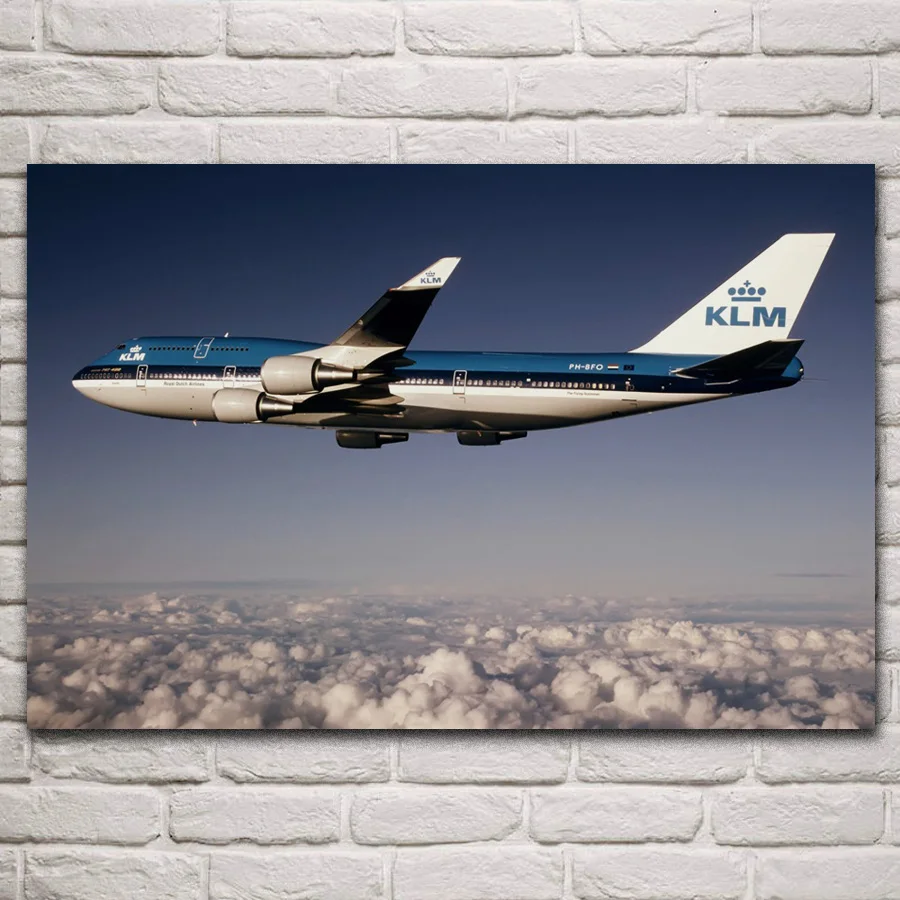 B 747 самолёт в виде облака фотообои украшение для дома гостиной спальни KM012 | Дом и