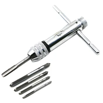 Adjustable M5-M12 T-Handle Ratchet Tap Wrench Machinist Tool Reversion with Screw Tap Tool Promotion
Adjustable M5-M12 T-Handle Ratchet Tap Wrench Machinist Tool Reversion with Screw Tap Tool Promotion