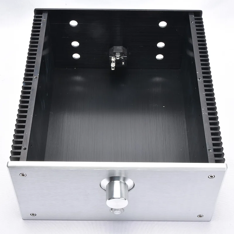 Full aluminum DIY 2412 power amplifier chassis class A enclosure HIFI preamplifier box 240*120*271mm