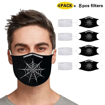 4PC Halloween Print Windbreak Seamless Face Mask Outdoor Mouth-muffle Washable Reusable Face Cover Quick-drying Dustproof Mask
4PC Halloween Print Windbreak Seamless Face Mask Outdoor Mouth-muffle Washable Reusable Face Cover Quick-drying Dustproof Mask