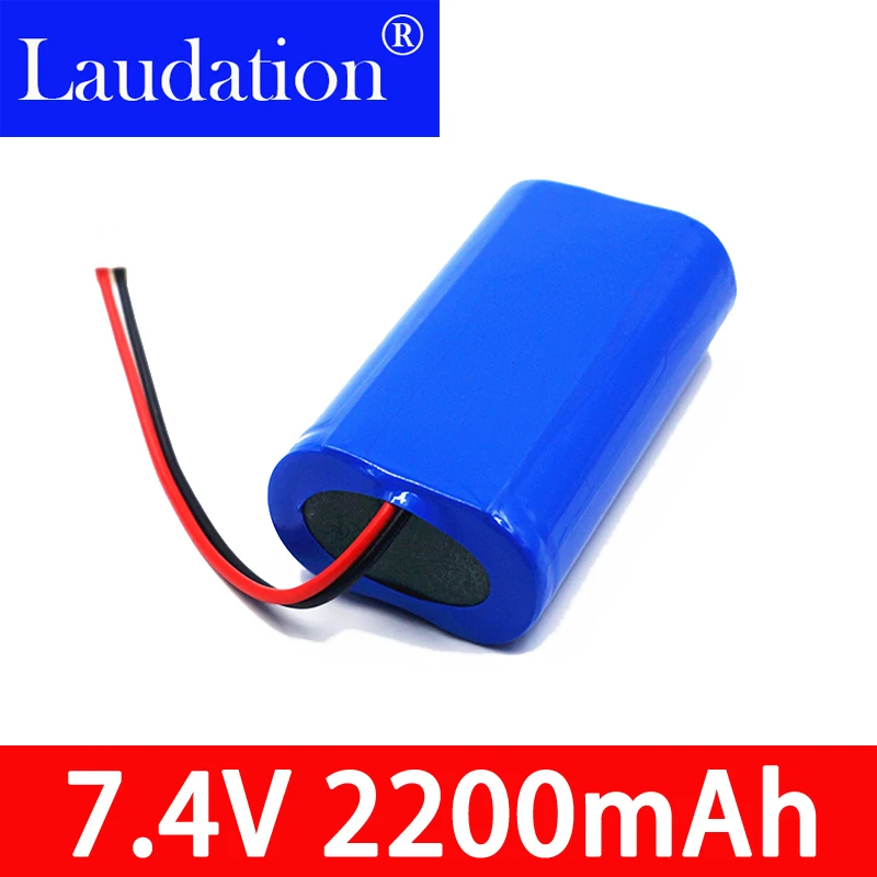 7.4V/8.4V lithium batteries 2200mAh 7.4 volt18650 li-ion high-discharge For Belt Charger/Loudspeakers/Robot/ Tools Laudation
7.4V/8.4V lithium batteries 2200mAh 7.4 volt18650 li-ion high-discharge For Belt Charger/Loudspeakers/Robot/ Tools Laudation