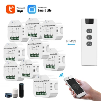 tuya smart roller blinds curtain smart switch Modules wif-fi RF433 wall switch control alexa Amazon google home voice control
tuya smart roller blinds curtain smart switch Modules wif-fi RF433 wall switch control alexa Amazon google home voice control