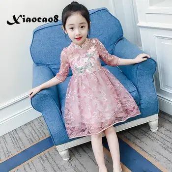 2020Summer Girls Lace Dress Kids Three Quarter Dreses for Girls Toddler Baby Cute Princess Dress Party Vestidos Children Clothes
2020Summer Girls Lace Dress Kids Three Quarter Dreses for Girls Toddler Baby Cute Princess Dress Party Vestidos Children Clothes