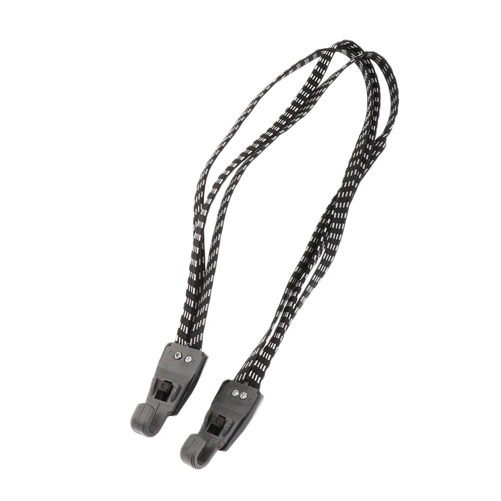 78cm/30inches Elastic Bicycle Rope, Flat Bungee Cord with Hooks 78cm/30inches Elastic Bicycle Rope, Flat Bungee Cord with Hooks
