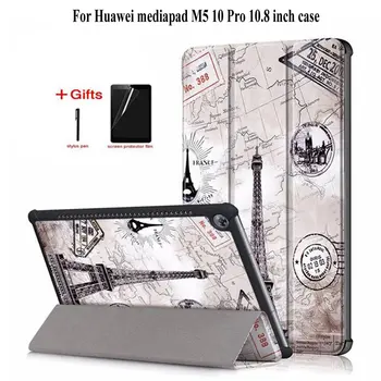 Flip PU Leather Case For Huawei MediaPad M5 10 pro Funda Tablet PC Protective For Huawei M5 10.8 inch CRM-AL09 Tablet Case+film
Flip PU Leather Case For Huawei MediaPad M5 10 pro Funda Tablet PC Protective For Huawei M5 10.8 inch CRM-AL09 Tablet Case+film