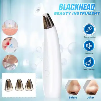 Electric Blackhead Suction Remover Deep Cleaning Pores Dead Skin Cells Removal Machine with 3 Replaceable Tips
Electric Blackhead Suction Remover Deep Cleaning Pores Dead Skin Cells Removal Machine with 3 Replaceable Tips