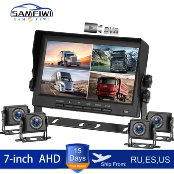 HD AHD 7 Inch Car 4CH DVR Video input Recorder Monitor With MP5 Features for Front Rear Side View Camera Quad Split IPS Screen
HD AHD 7 Inch Car 4CH DVR Video input Recorder Monitor With MP5 Features for Front Rear Side View Camera Quad Split IPS Screen
