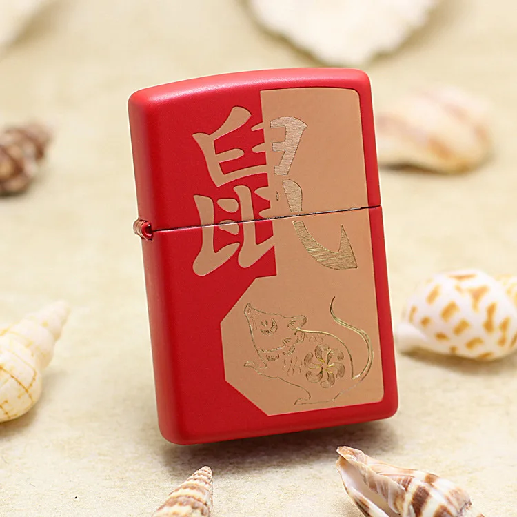 Genuine Zippo oil lighter copper Red matte paint Mouse cigarette Kerosene lighters Gifts With anti-counterfeiting code 29929
Genuine Zippo oil lighter copper Red matte paint Mouse cigarette Kerosene lighters Gifts With anti-counterfeiting code 29929