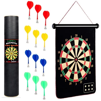 15/17 inch Double Sided Magnetic Dart Board Dartboard Darts Suit with 12 Darts for Home Offices Dormitories Dart Game Board Toy
15/17 inch Double Sided Magnetic Dart Board Dartboard Darts Suit with 12 Darts for Home Offices Dormitories Dart Game Board Toy