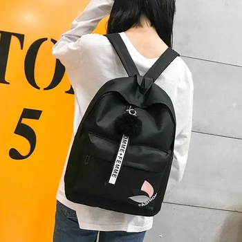 Canvas Backpack Harajuku Style Women Backpack Fur Ball Pendant Shoulder Bag High Quality Girls School Knapsack Mochila Rucksack
Canvas Backpack Harajuku Style Women Backpack Fur Ball Pendant Shoulder Bag High Quality Girls School Knapsack Mochila Rucksack