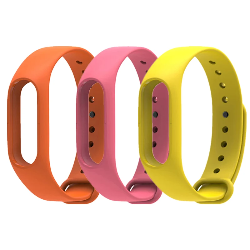 Replacement Silicone Anti-fading Wrist Strap For Xiaomi Miband 2 Colorful Watchband Original Wristbands Smart Watch | Электроника