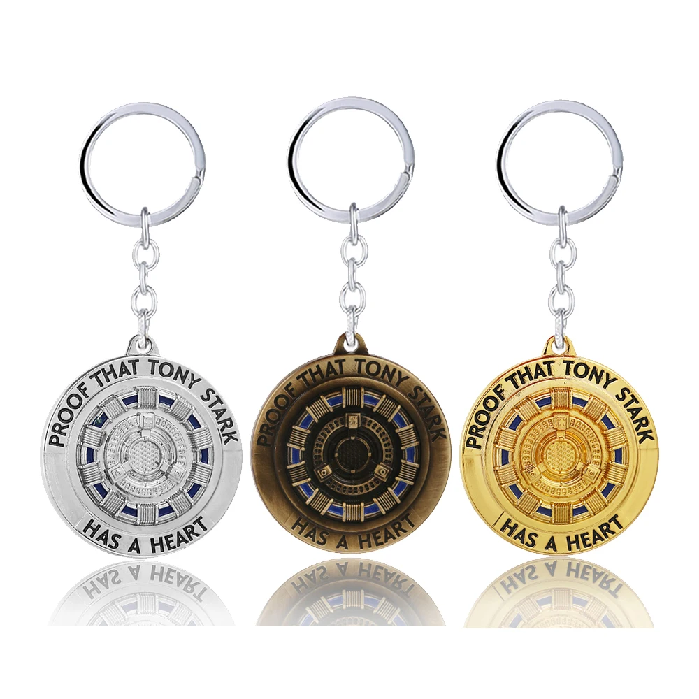 The Avengers 4 Iron Man Keychain Arc Reactor Tony's Heart Metal Pendant Key Chain Endgame Quantum Realm Film Souvenir llaveros
The Avengers 4 Iron Man Keychain Arc Reactor Tony's Heart Metal Pendant Key Chain Endgame Quantum Realm Film Souvenir llaveros