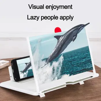 3D 10/12 inch High Definition Mobile Phone Screen Amplifier Magnifying Folding Phone Desk Holder for Movie Game Phone Amplifie
3D 10/12 inch High Definition Mobile Phone Screen Amplifier Magnifying Folding Phone Desk Holder for Movie Game Phone Amplifie