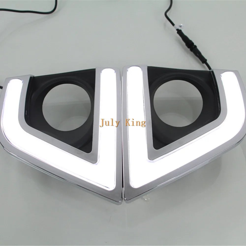 July King Light Guide LED Daytime Running Lights DRL with Fog Lamp Cover Case for Toyota Corolla 2014-2017 European, 1:1
July King Light Guide LED Daytime Running Lights DRL with Fog Lamp Cover Case for Toyota Corolla 2014-2017 European, 1:1