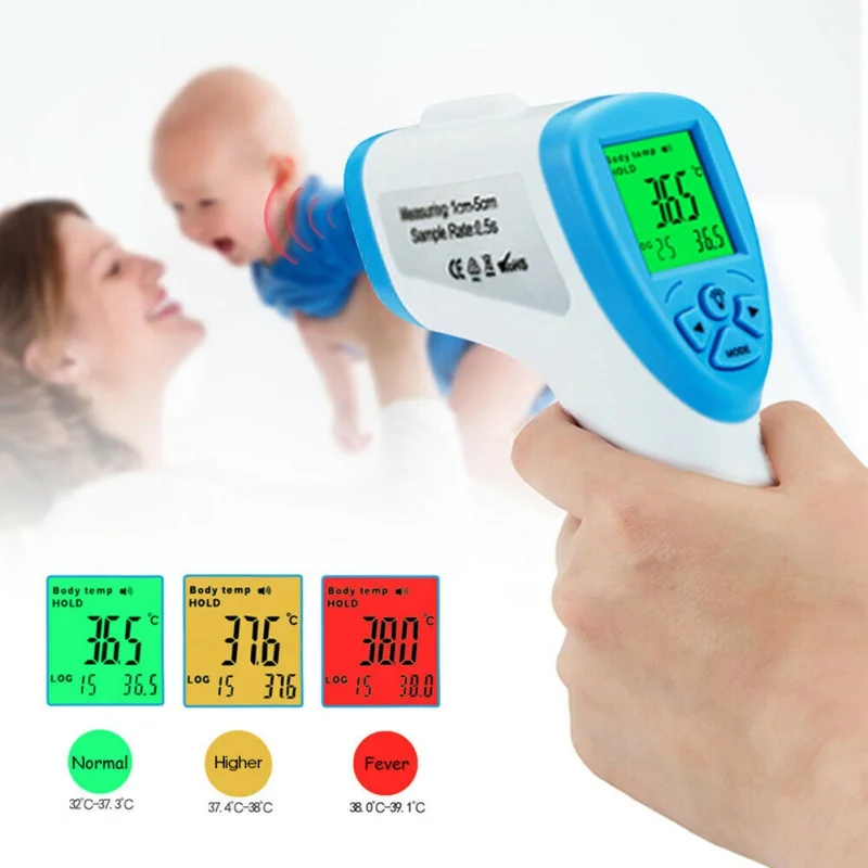NEW Muti-fuction Baby/Adult Digital Termomete Infrared Forehead Body Thermometer Gun Non-contact Temperature Measurement Device
NEW Muti-fuction Baby/Adult Digital Termomete Infrared Forehead Body Thermometer Gun Non-contact Temperature Measurement Device