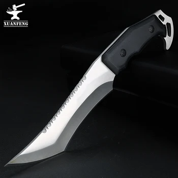 Outdoor Army Knife Self-defense Knife High Hardness Cold Ice Straight Knife Fixed Blade Camping Hunting Knife
Outdoor Army Knife Self-defense Knife High Hardness Cold Ice Straight Knife Fixed Blade Camping Hunting Knife