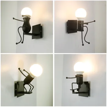 Creative Personality Living Room Bedroom Bedside Lamp Balcony Corridor Corridor Wall Lamp Little Art Children Room Wall Lamp
Creative Personality Living Room Bedroom Bedside Lamp Balcony Corridor Corridor Wall Lamp Little Art Children Room Wall Lamp