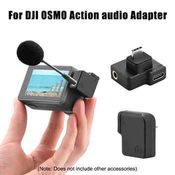 3.5mm/Type-C Adapter Audio External Mic Mount Enhance Sound Quality for DJI OSMO Action NC99
3.5mm/Type-C Adapter Audio External Mic Mount Enhance Sound Quality for DJI OSMO Action NC99