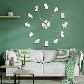 Chinese Pug Mirror Surface Stickers Dog Breed Dutch Mastiff Modern Decorative Silent Wall Clock 3D DIY Large Watch Pug Gifts
Chinese Pug Mirror Surface Stickers Dog Breed Dutch Mastiff Modern Decorative Silent Wall Clock 3D DIY Large Watch Pug Gifts