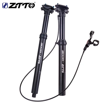 ZTTO MTB Dropper Seatpost Adjustable seat post Internal Routing External Cable CNC Remote Lever 100mm Travel seat post 30.9 31.6 
ZTTO MTB Dropper Seatpost Adjustable seat post Internal Routing External Cable CNC Remote Lever 100mm Travel seat post 30.9 31.6
