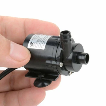 Black 12V DC Brushless Small Water Pump Submersible Motor Pump 280L/H Large Flow Water Heater Pressurized Circulating Pump
Black 12V DC Brushless Small Water Pump Submersible Motor Pump 280L/H Large Flow Water Heater Pressurized Circulating Pump
