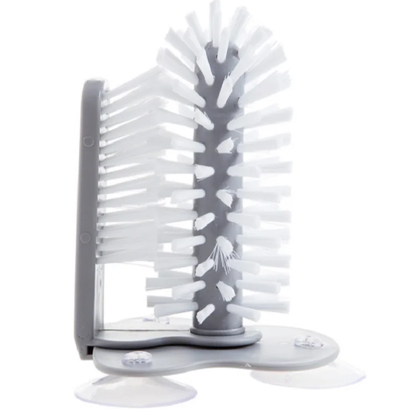 Creative Lazy Cup Brush Three Suction Cup Designs At The Bottom Made Of PP PVC Double Brush Head Design
Creative Lazy Cup Brush Three Suction Cup Designs At The Bottom Made Of PP PVC Double Brush Head Design