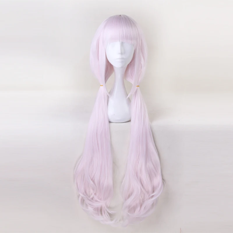 Парик для косплея из розовых жаропрочных синтетических волос с шапочкой 100 см |