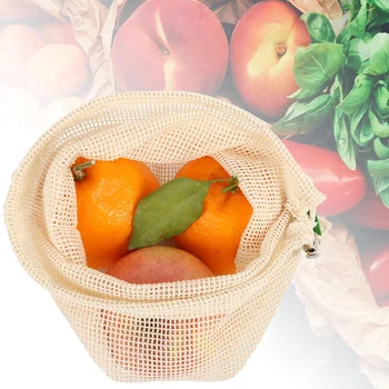 10 Pcs Cotton Mesh Storage Bags Reusable Washable Organizer Drawstring Bag for Fruit Vegetable Shopping Grocery Eco-friendly
10 Pcs Cotton Mesh Storage Bags Reusable Washable Organizer Drawstring Bag for Fruit Vegetable Shopping Grocery Eco-friendly