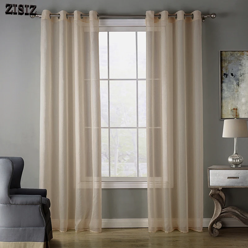 ZISIZ Curtain Pure Color Tulle Door Window Screening Drape Panel Sheer Curtain For Living Room Valances Modern bedroom Curtains
ZISIZ Curtain Pure Color Tulle Door Window Screening Drape Panel Sheer Curtain For Living Room Valances Modern bedroom Curtains