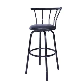 75cm Iron Retro Bar Chair Top Dining Chair Swivel Bar Chair with Backrest and Leather Seat Bar Furniture
75cm Iron Retro Bar Chair Top Dining Chair Swivel Bar Chair with Backrest and Leather Seat Bar Furniture