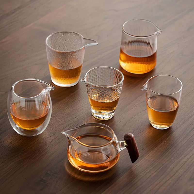 

Japanese-Style Borosilicate Glass Fair Cup Thickened Glass Cup Tea Pot Tea Serving Pot Kung Fu Tea Set Tea Infuser Tea Kettle