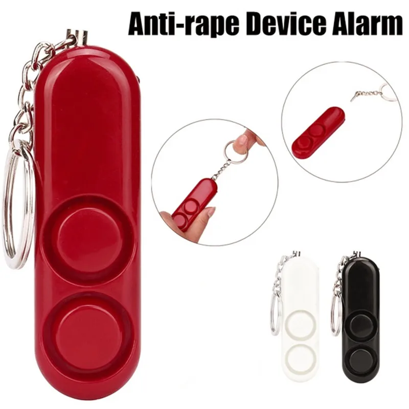 120dB Self Defense Anti-rape Device Dual Speakers Loud Alarm Alert Attack Panic Safety Personal Security Keychain Bag Pendant
120dB Self Defense Anti-rape Device Dual Speakers Loud Alarm Alert Attack Panic Safety Personal Security Keychain Bag Pendant