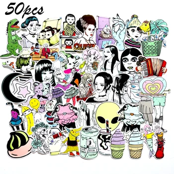 50 PCS Funny Horror Girls Sticker Waterproof Terror Stickers For Luggage Laptop Skateboard Phone Guitar Kids Toy Sticker
50 PCS Funny Horror Girls Sticker Waterproof Terror Stickers For Luggage Laptop Skateboard Phone Guitar Kids Toy Sticker
