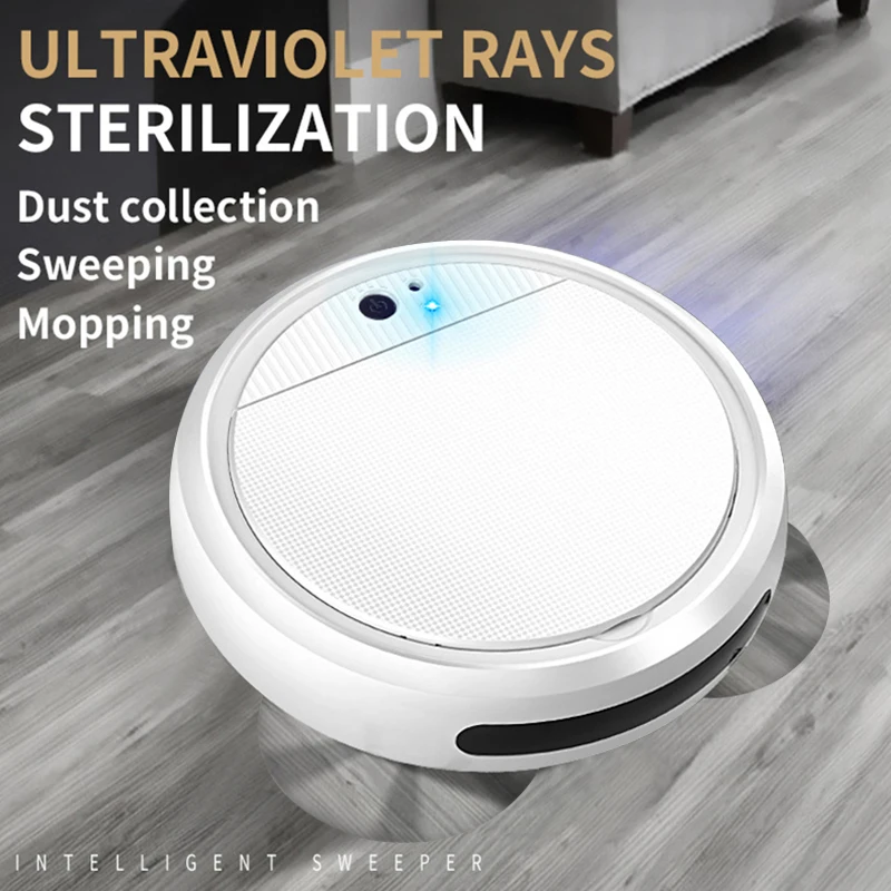 Robot Vacuum Cleaner Smart Sweep&Wet Mopping Scrubber Vacuum Cleaner Robotic Run 60 Mins Vacuum Cleaners For Home Disinfection
Robot Vacuum Cleaner Smart Sweep&Wet Mopping Scrubber Vacuum Cleaner Robotic Run 60 Mins Vacuum Cleaners For Home Disinfection