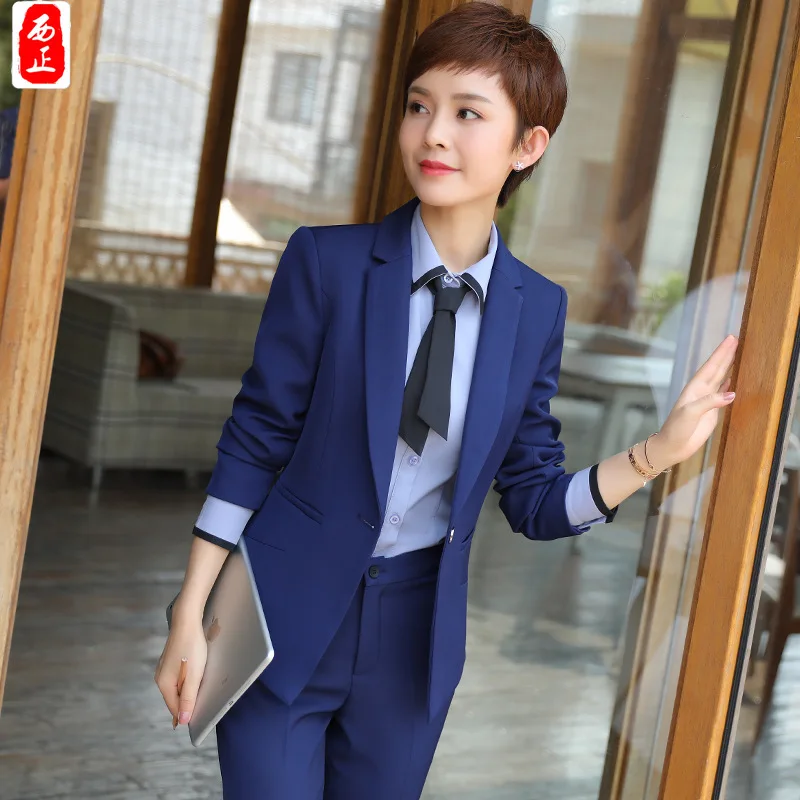 2018 Spring And Autumn Work Clothes Swallow Tail Hem a Buckle Pocket Autumn And Winter New Style Business WOMEN'S Suit West
2018 Spring And Autumn Work Clothes Swallow Tail Hem a Buckle Pocket Autumn And Winter New Style Business WOMEN'S Suit West