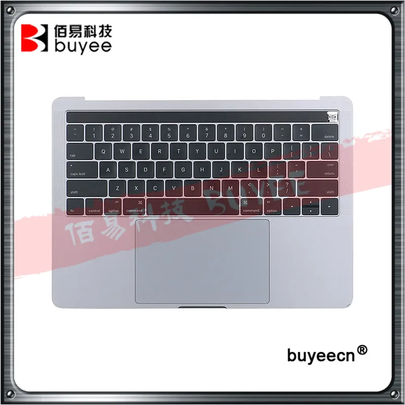 A1706 C壳 US 键盘 +触摸板+touch bar 灰色 大花 (3)
