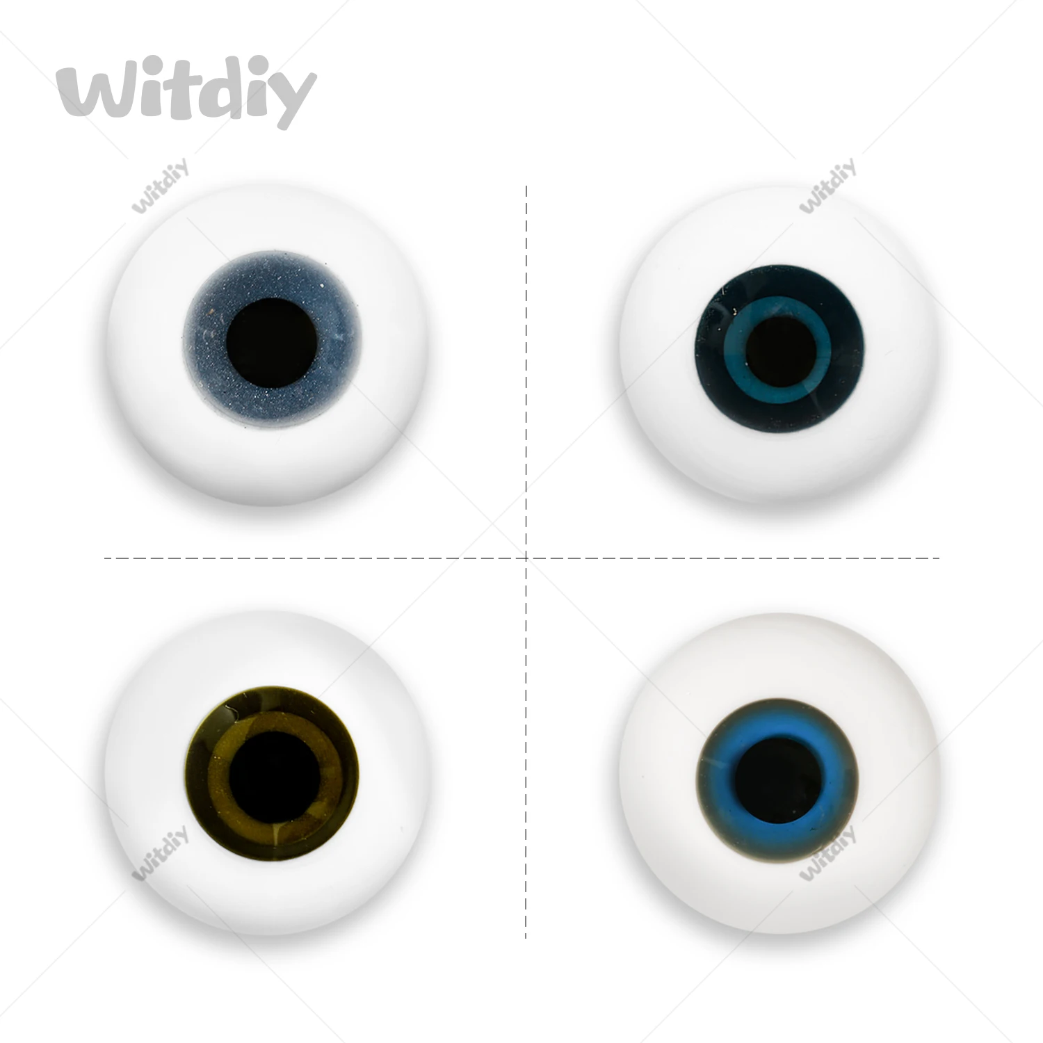 Стеклянные глаза Witdiy ручной работы подходят для куклы реборн/BJD/OB11/пушистая