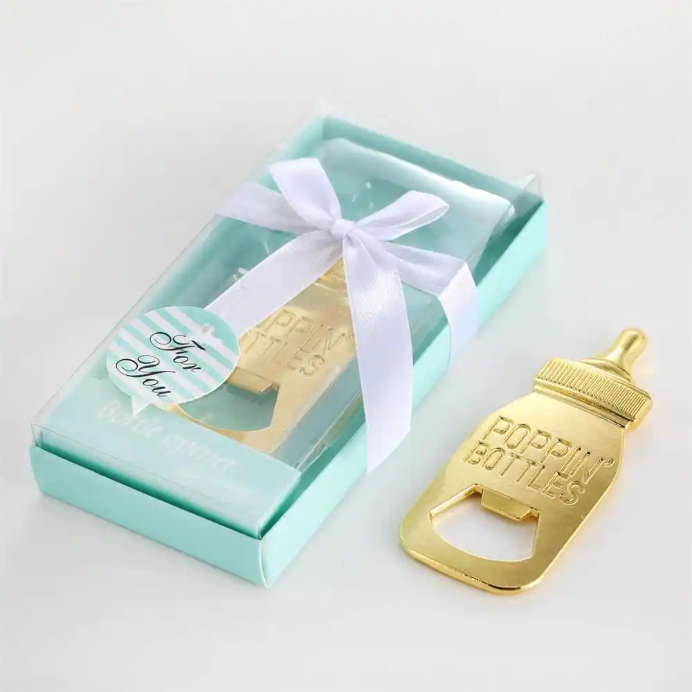wedding favors or baby shower gifts blue boy bottle opener