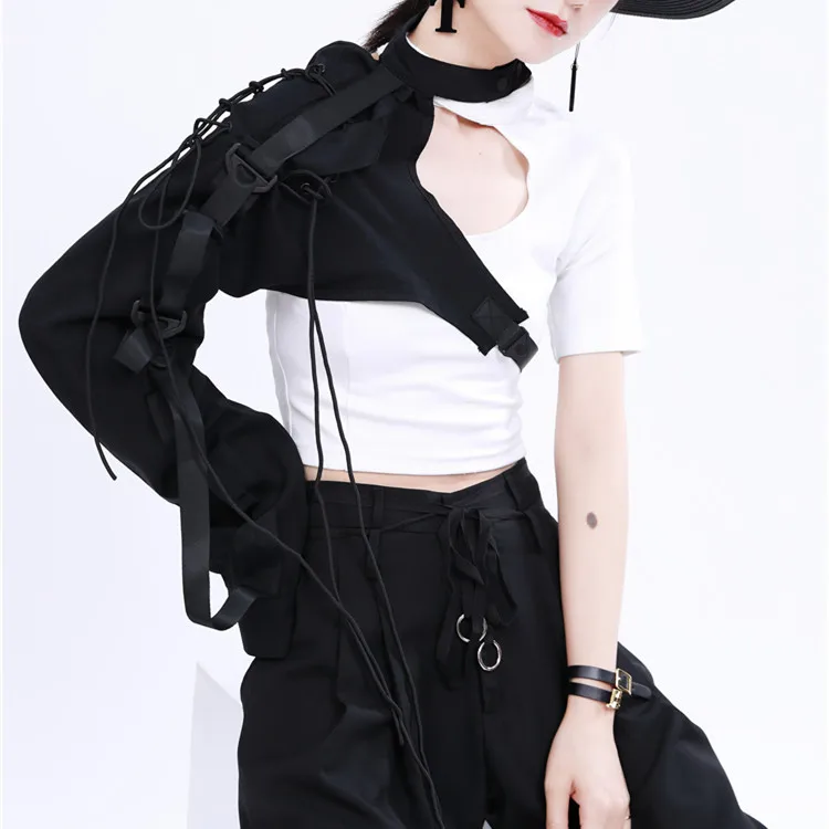 2020 new summer women Concave convex modeling fashion work style Heroic spirit Single Full sleeve Cotton Streetwear UNISEX 
2020 new summer women Concave convex modeling fashion work style Heroic spirit Single Full sleeve Cotton Streetwear UNISEX