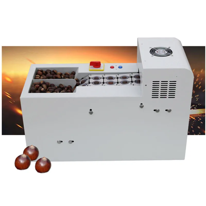Professional electric chestnut shell opening machine hazelnut slitting machines double chain link nuts cutting cutter
Professional electric chestnut shell opening machine hazelnut slitting machines double chain link nuts cutting cutter