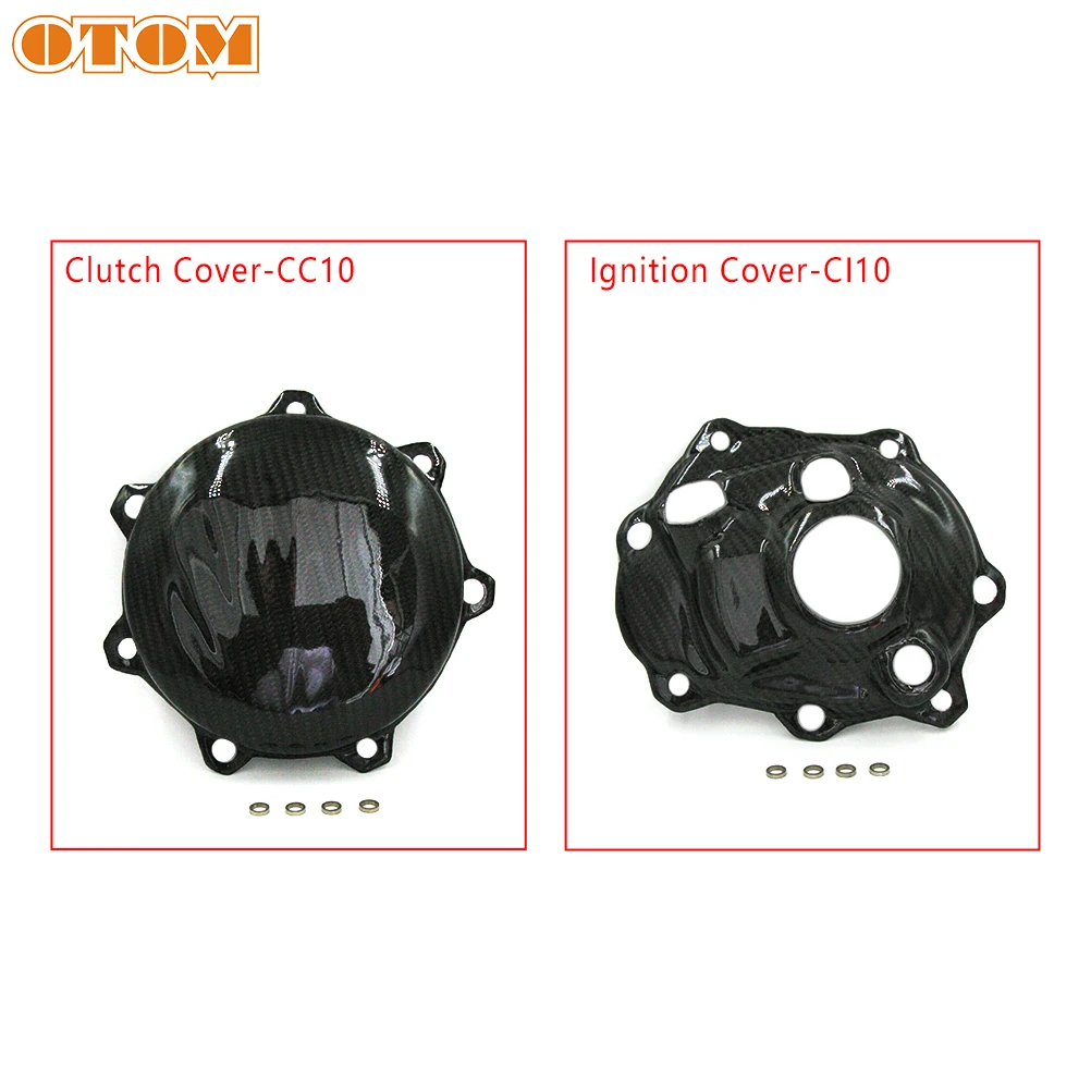 OTOM Motorcycle Clutch Cover-CC10/Ignition Cover-CI10 Carbon Fiber Protection Cover For YAMAMA YZ250F WR250F Motocross Accessory
OTOM Motorcycle Clutch Cover-CC10/Ignition Cover-CI10 Carbon Fiber Protection Cover For YAMAMA YZ250F WR250F Motocross Accessory