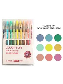 Retractable Gel Pen Set 9 Colors Smooth Writing Fine Point, Assorted Color Inks For Drawing Writing
Retractable Gel Pen Set 9 Colors Smooth Writing Fine Point, Assorted Color Inks For Drawing Writing