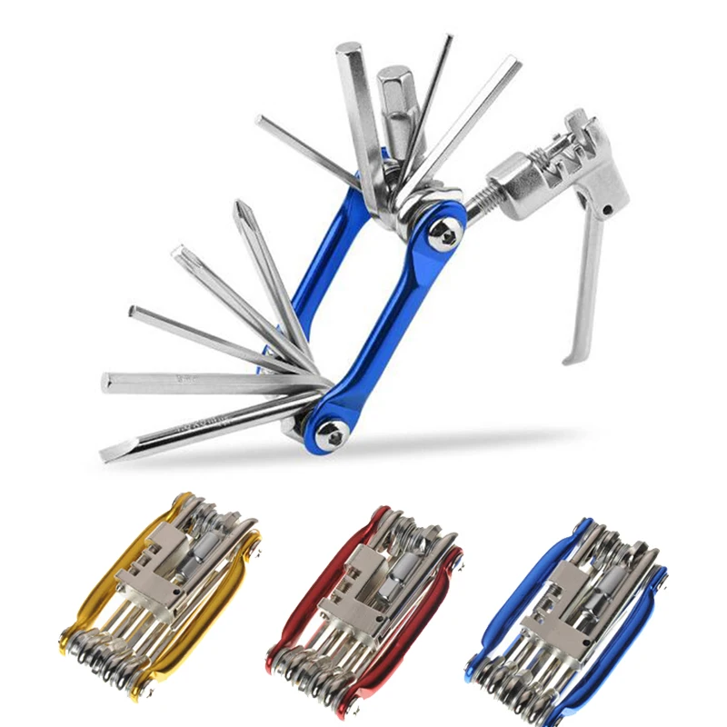 TANDT 15 in 1 Multifunction Bicycle Repair Tools Kit Hex Spoke Cycling Screwdriver Tool MTB Mountain Cycling Bike Repair Tools
TANDT 15 in 1 Multifunction Bicycle Repair Tools Kit Hex Spoke Cycling Screwdriver Tool MTB Mountain Cycling Bike Repair Tools