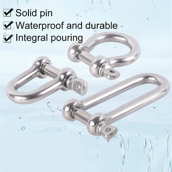 2pcs 304 Stainless Steel Anchor Shackle Bow Rigging Surive Parachte Cord Tool with Pin Clevis Ring M5/M6/M8/M12/M14/M16/M18/M20
2pcs 304 Stainless Steel Anchor Shackle Bow Rigging Surive Parachte Cord Tool with Pin Clevis Ring M5/M6/M8/M12/M14/M16/M18/M20