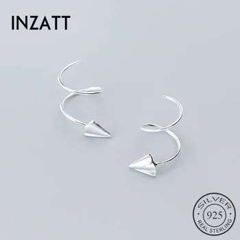 INZATT Real 925 Sterling Silver Geometric Triangle spiral Hoop Earrings For Fashion Women Fine Jewelry Minimalist Accessorie
INZATT Real 925 Sterling Silver Geometric Triangle spiral Hoop Earrings For Fashion Women Fine Jewelry Minimalist Accessorie