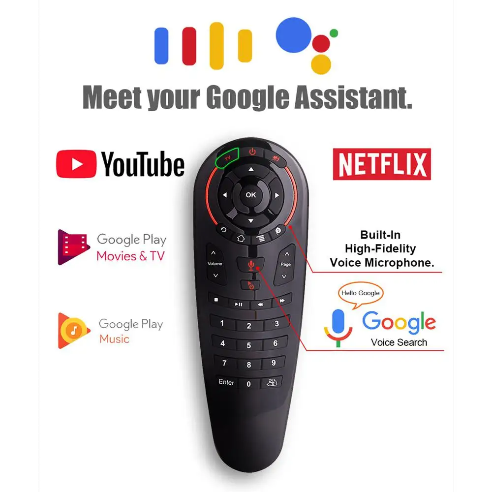 HobbyLane Remote Control 2.4G Wireless Voice Air Mouse 33 Keys IR Learning Gyro Sensing Smart Remote for Game Android TV Box r20
HobbyLane Remote Control 2.4G Wireless Voice Air Mouse 33 Keys IR Learning Gyro Sensing Smart Remote for Game Android TV Box r20