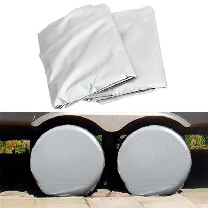 2PCS Universal Auto Wheel Tire Cover Waterproof Dustproof For Camper Motorhome Truck Wheel Covers Sun Protector Aluminum Film
2PCS Universal Auto Wheel Tire Cover Waterproof Dustproof For Camper Motorhome Truck Wheel Covers Sun Protector Aluminum Film