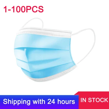 CZ US STOCK 1/50/100PCS Face Mask Disposable 3 Layer Non Woven Mouth Masks Safety Protective Breathable Mask For Dustproof Mask
CZ US STOCK 1/50/100PCS Face Mask Disposable 3 Layer Non Woven Mouth Masks Safety Protective Breathable Mask For Dustproof Mask